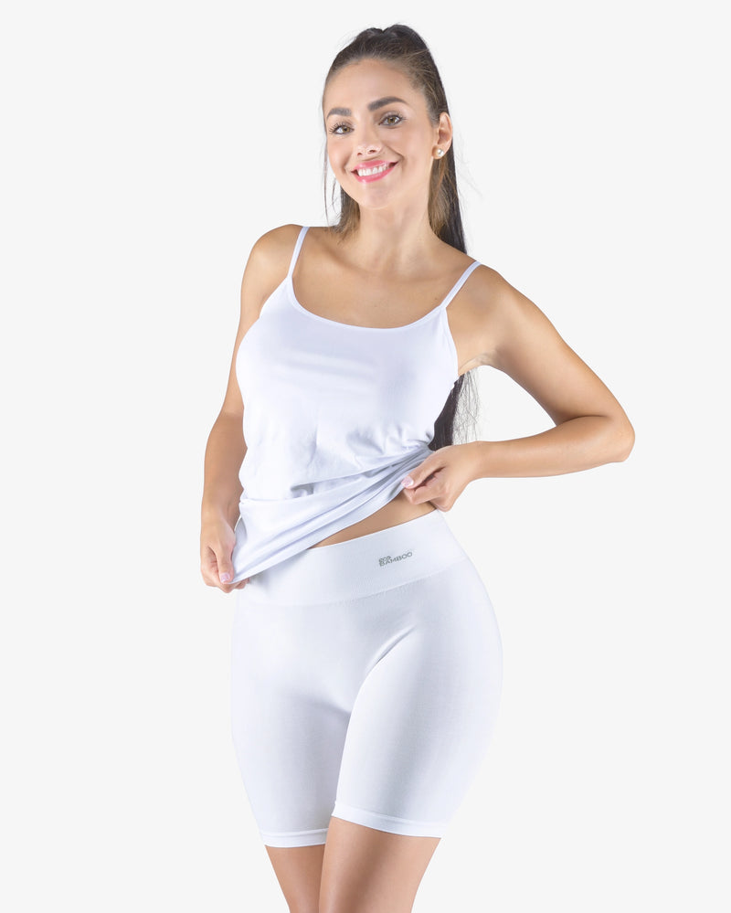 Boxer long taille haute en bambou
