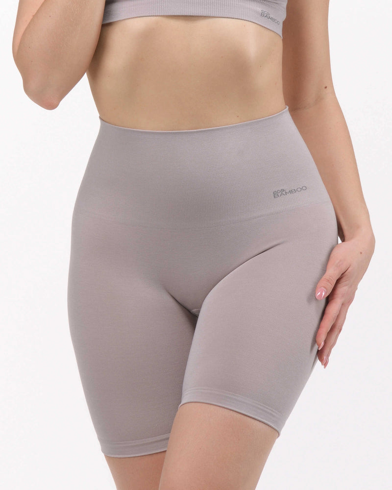 Boxer a vita alta in bambù con fascia antiscivolo