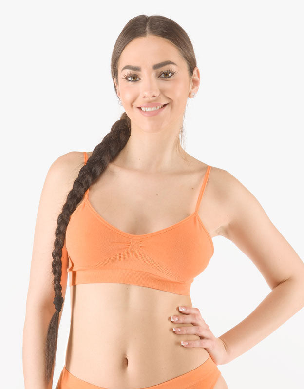 Soutien-gorge à fines bretelles en bambou