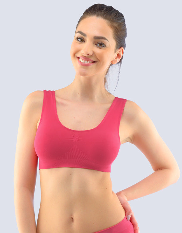 Reggiseno in bambù con spalline larghe