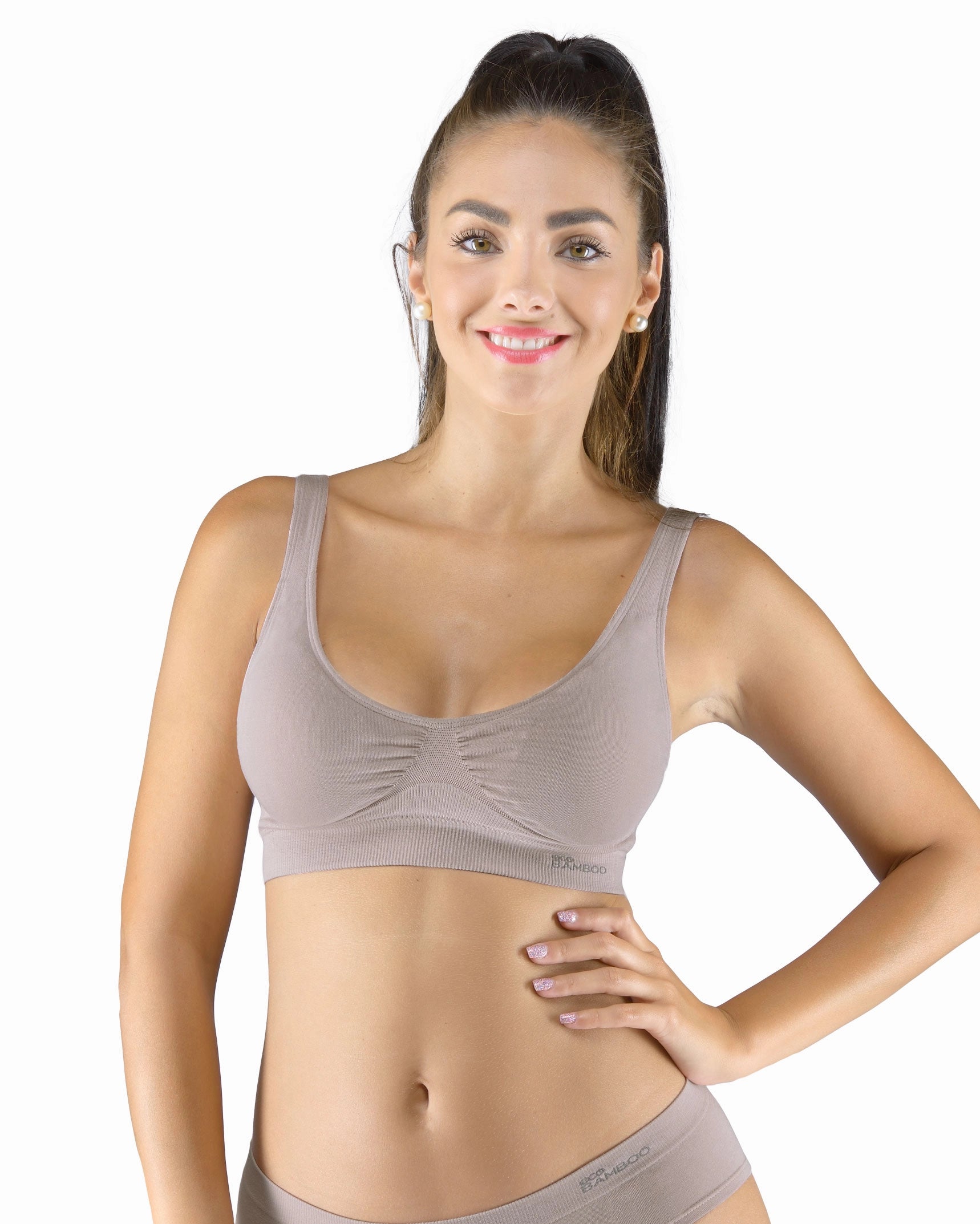 Soutien-gorge rembourré en bambou