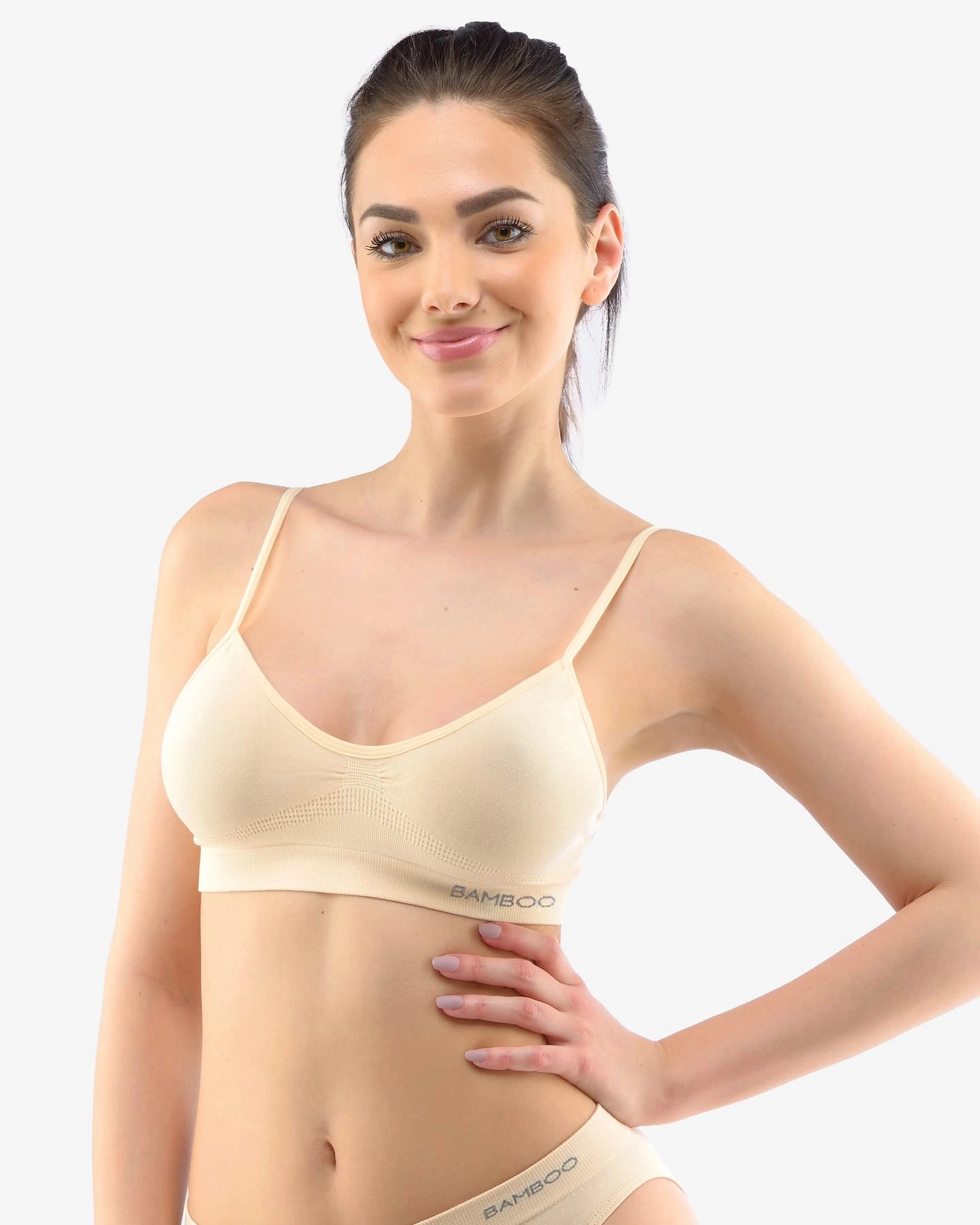 Soutien-gorge à fines bretelles en bambou