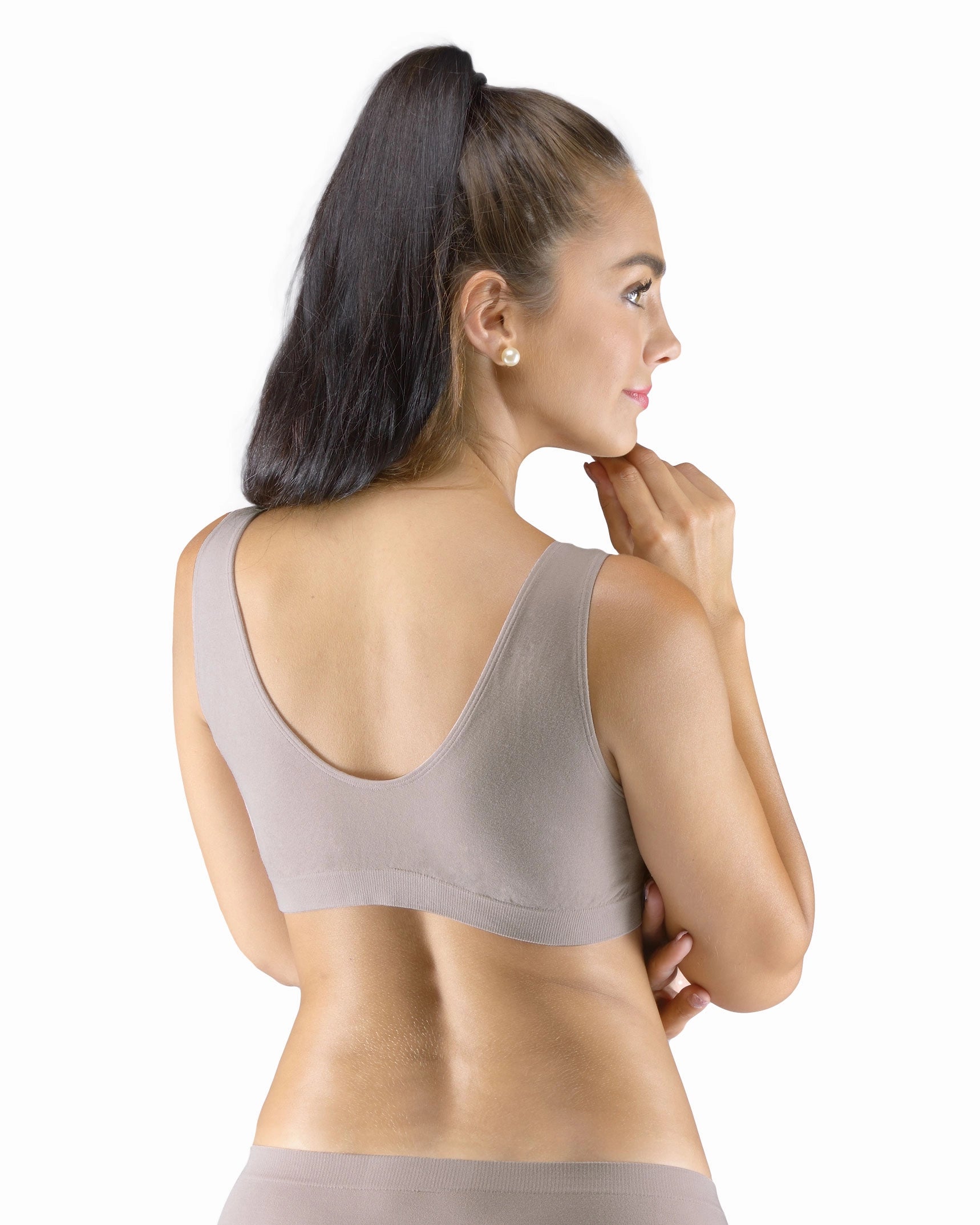 Soutien-gorge à larges bretelles en bambou