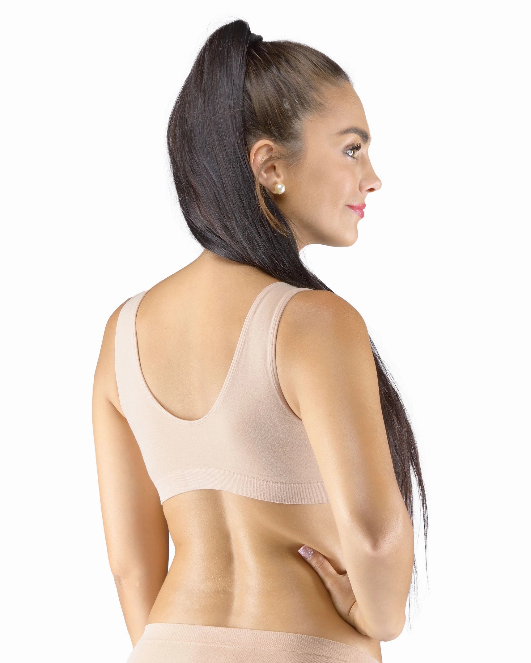 Soutien-gorge à larges bretelles en bambou