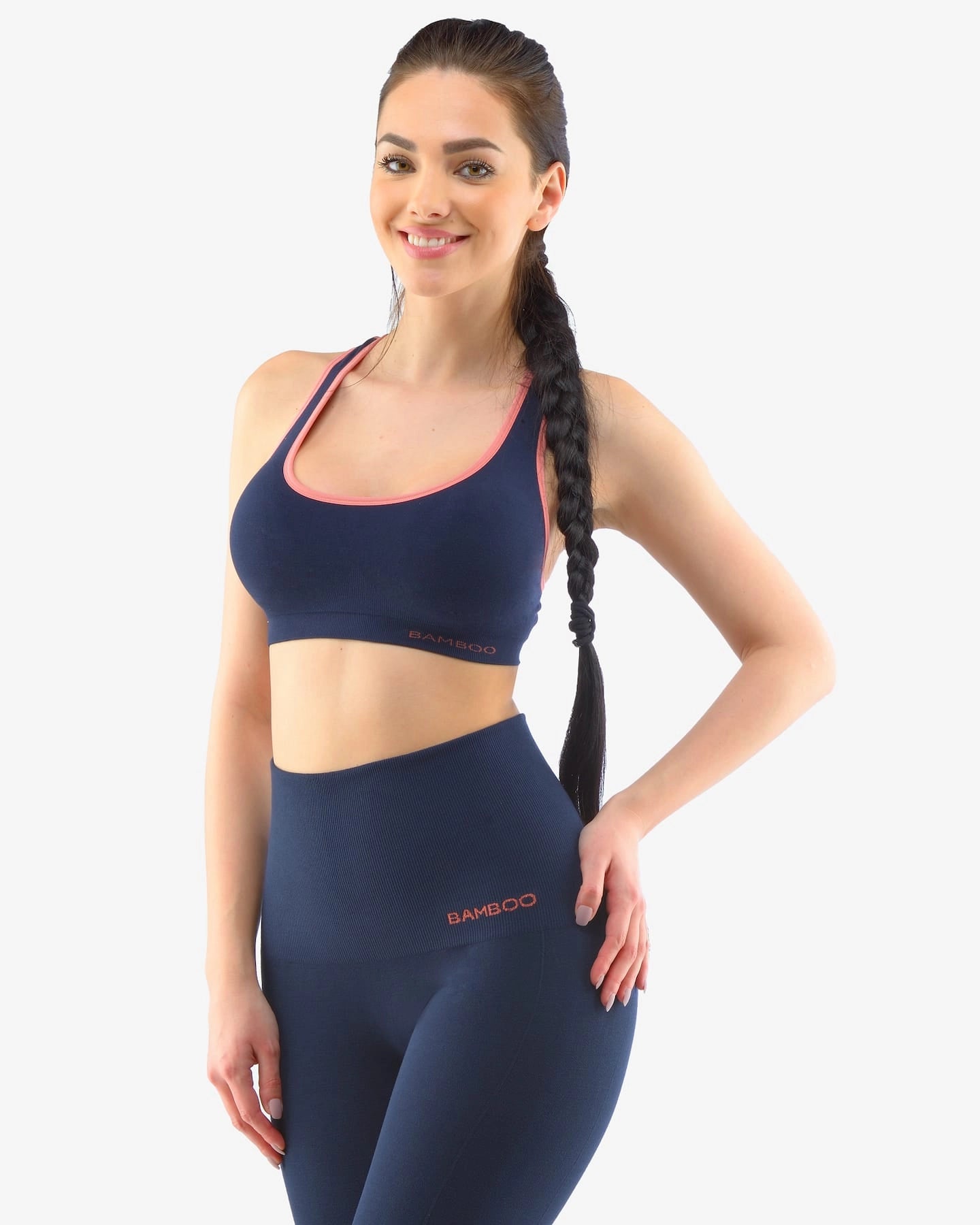 Soutien-gorge de sport rembourré en bambou