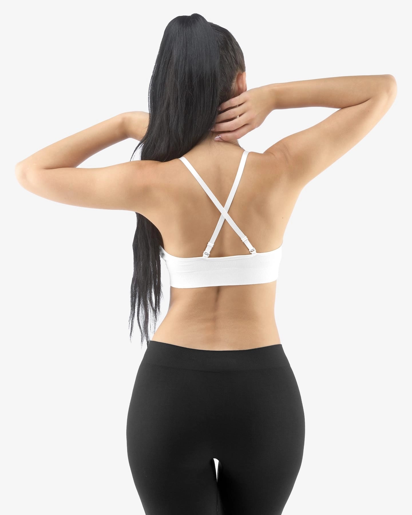 Soutien-gorge rembourré avec bretelles réglables en bambou