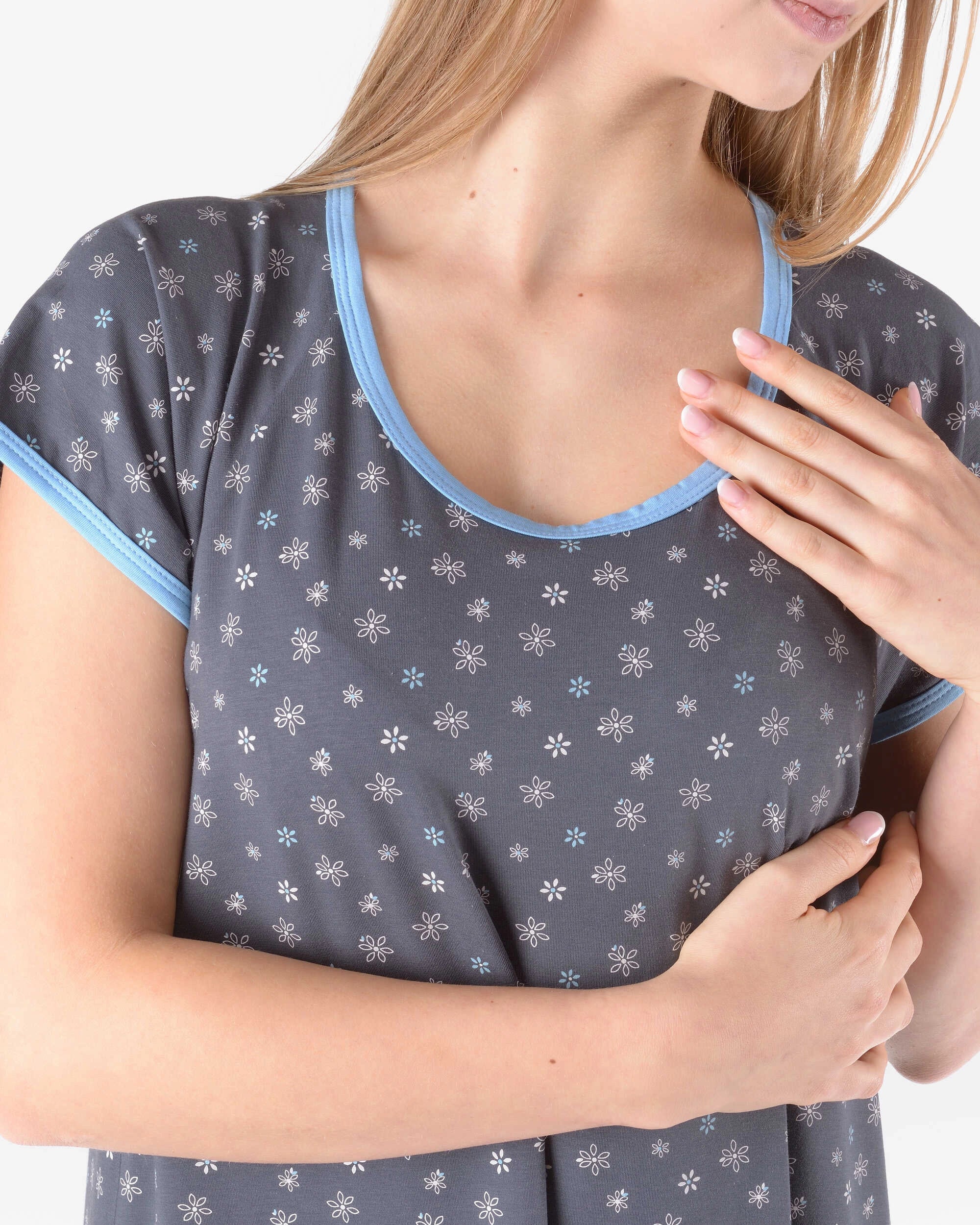 Chemise de nuit en bambou et coton