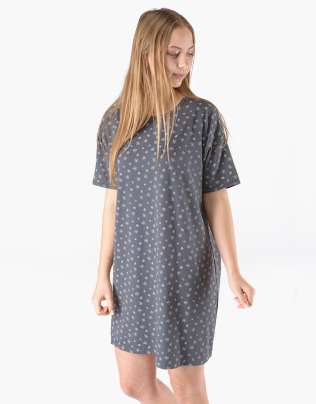 Bamboo and Cotton Short Nightdress