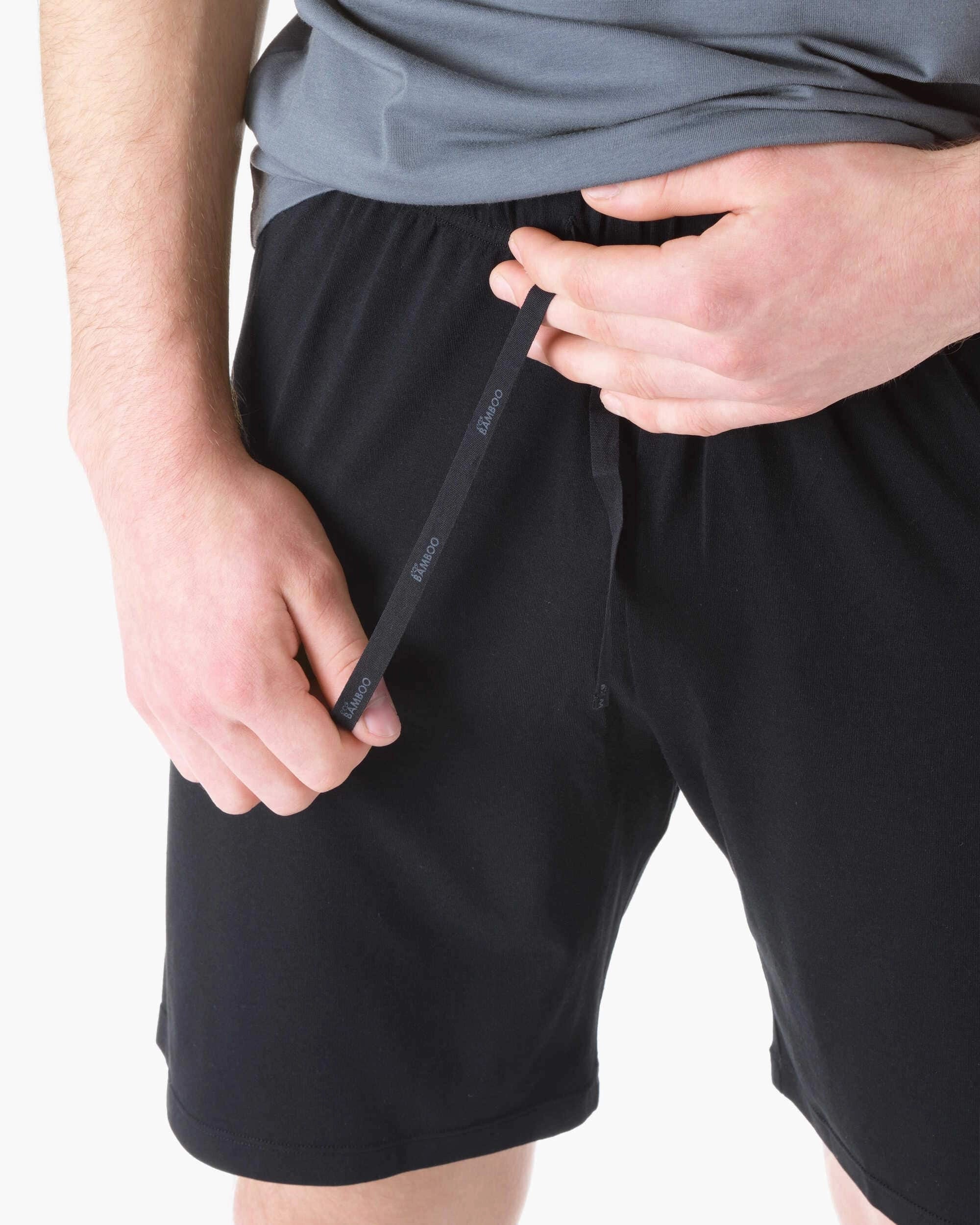 Pigiama con shorts in bambù e cotone