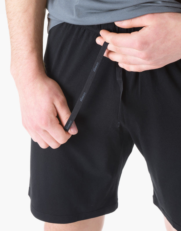 Pigiama con shorts in bambù e cotone