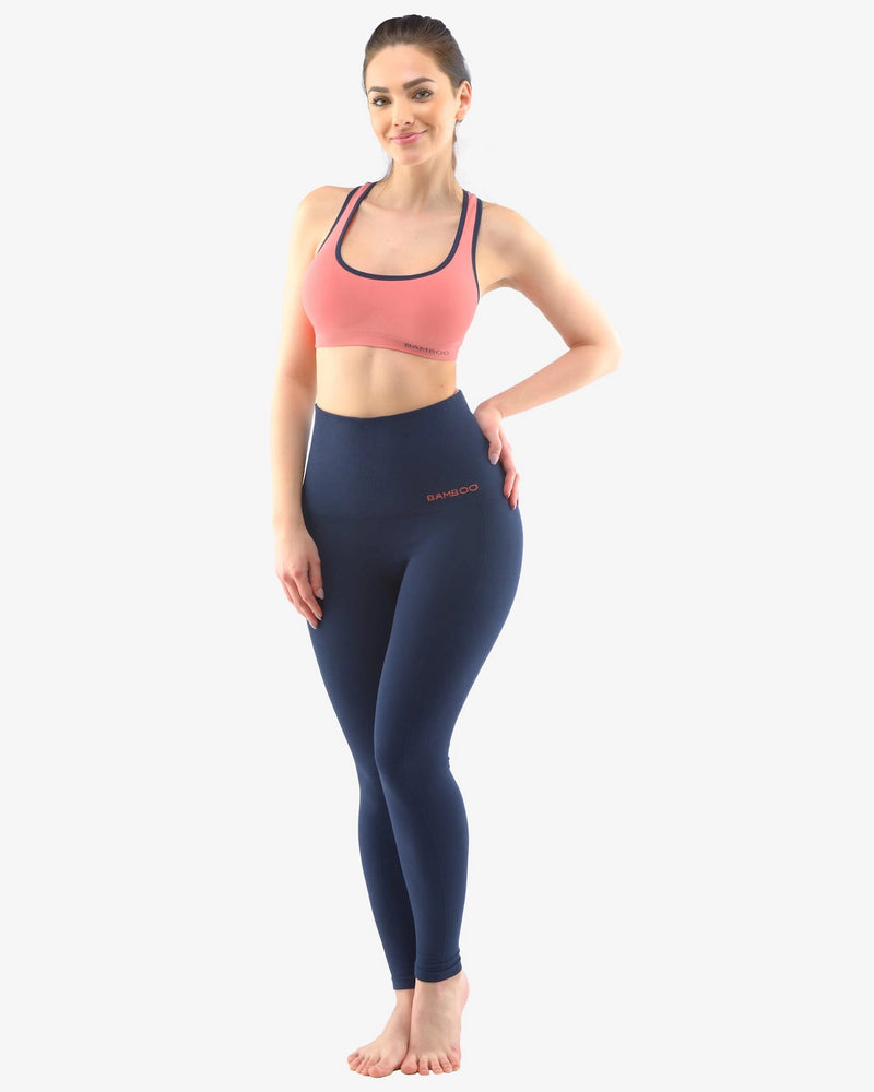 Leggings in bambù a vita alta