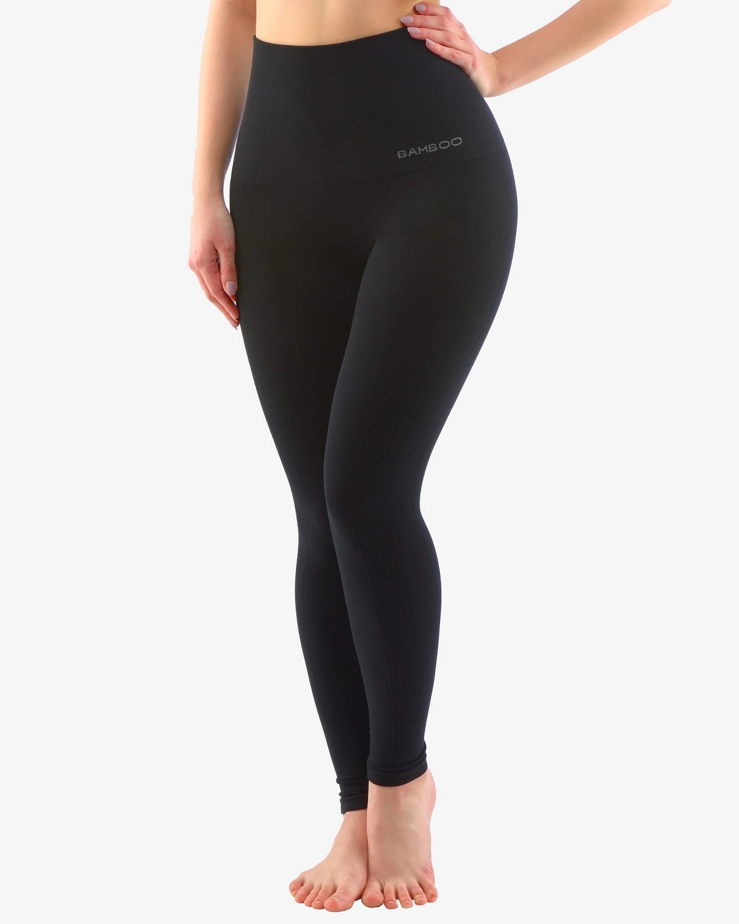 Leggings taille haute en bambou