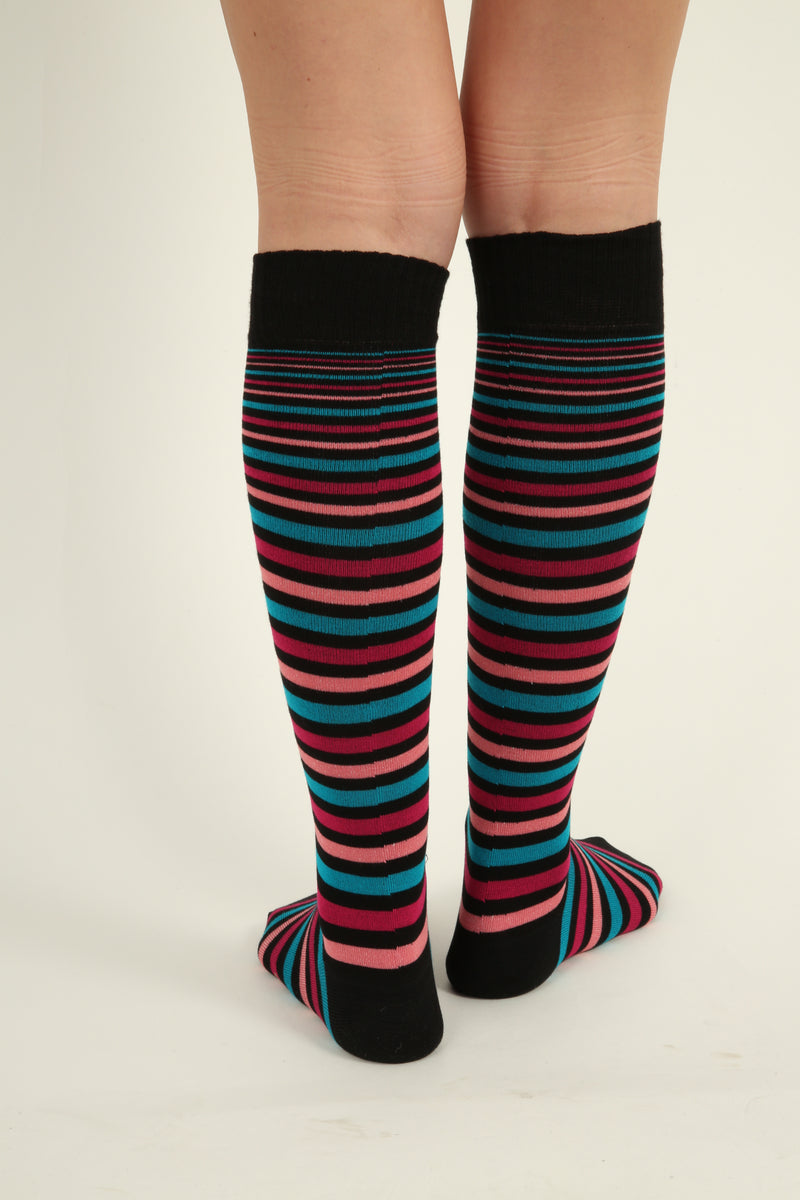 Nahtlose Kniehohe Bambus-Socken - 3 Paar