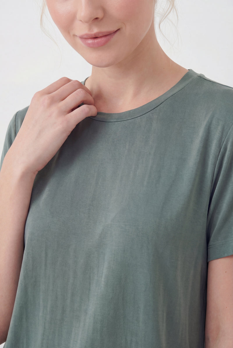 Short-Sleeve Bamboo Pyjama with with Shorts