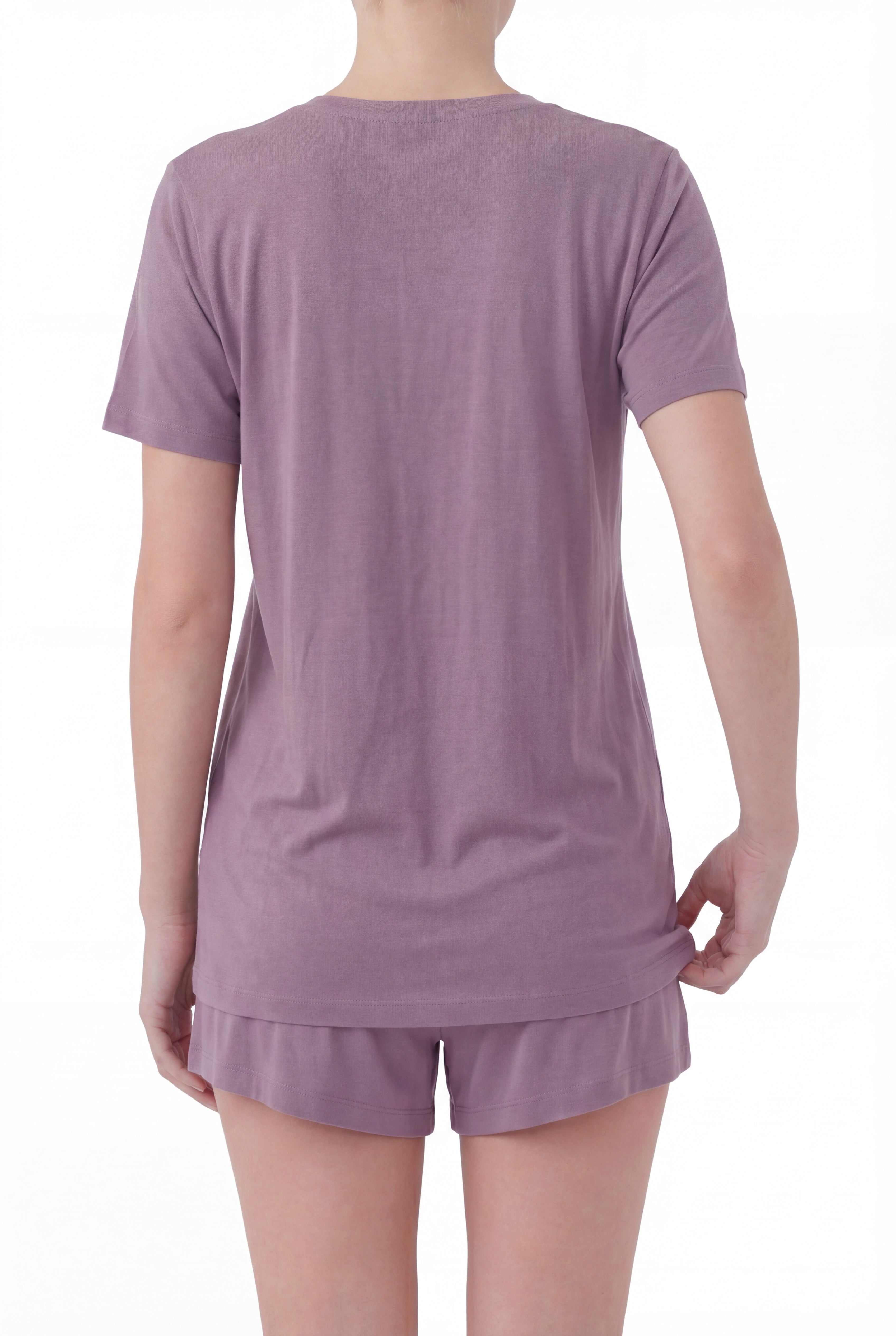 Short-Sleeve Bamboo Pyjama with with Shorts