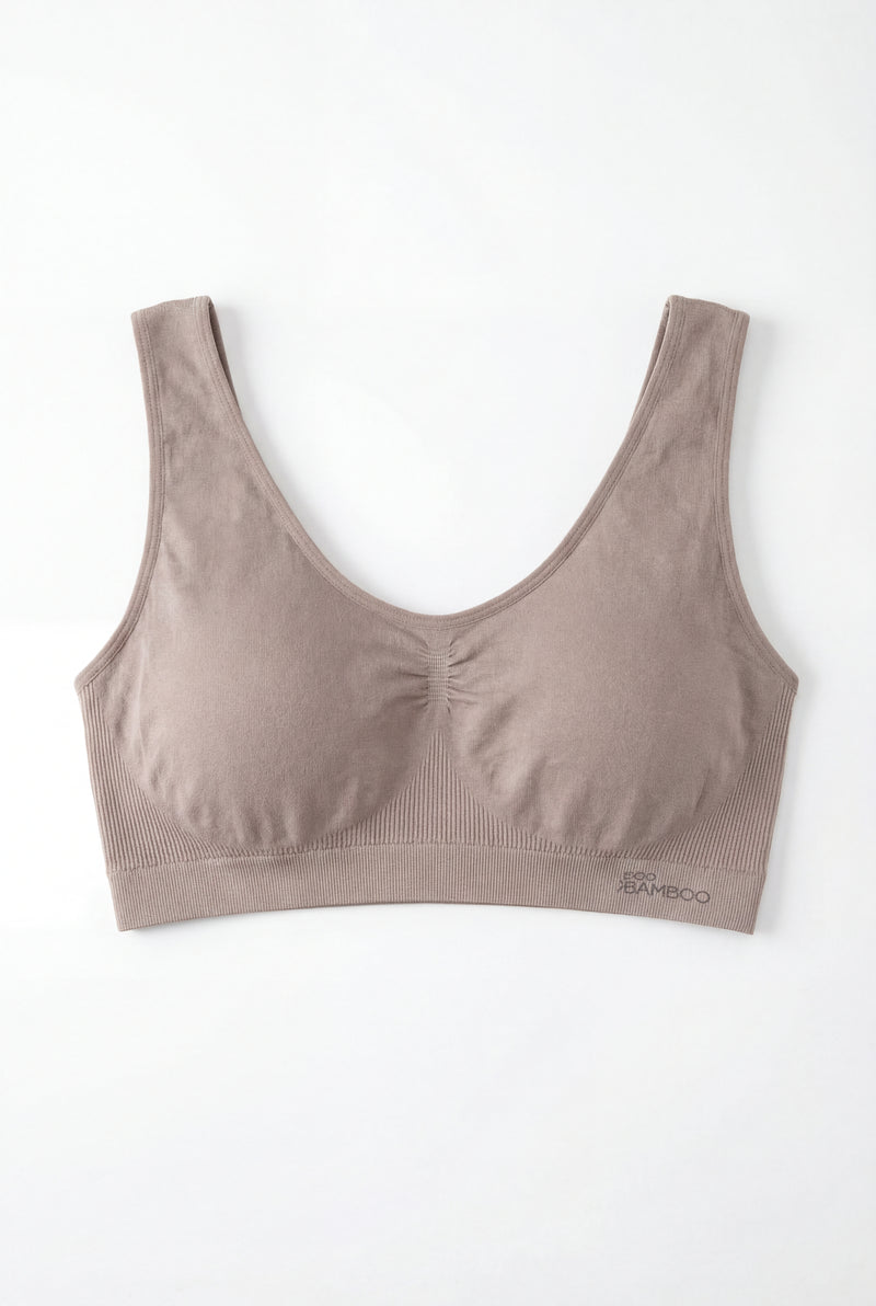 Reggiseno in bambù con spalline larghe