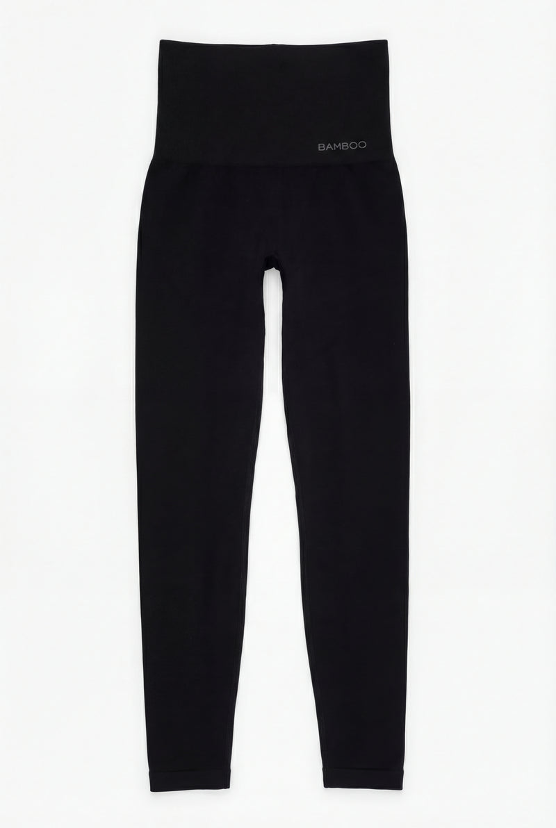 Leggings in bambù a vita alta