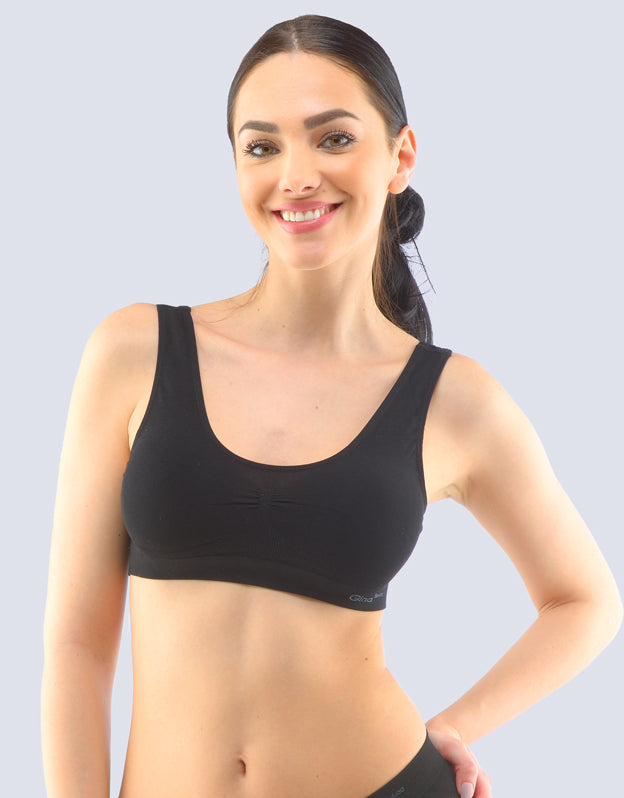Reggiseno in bambù con spalline larghe
