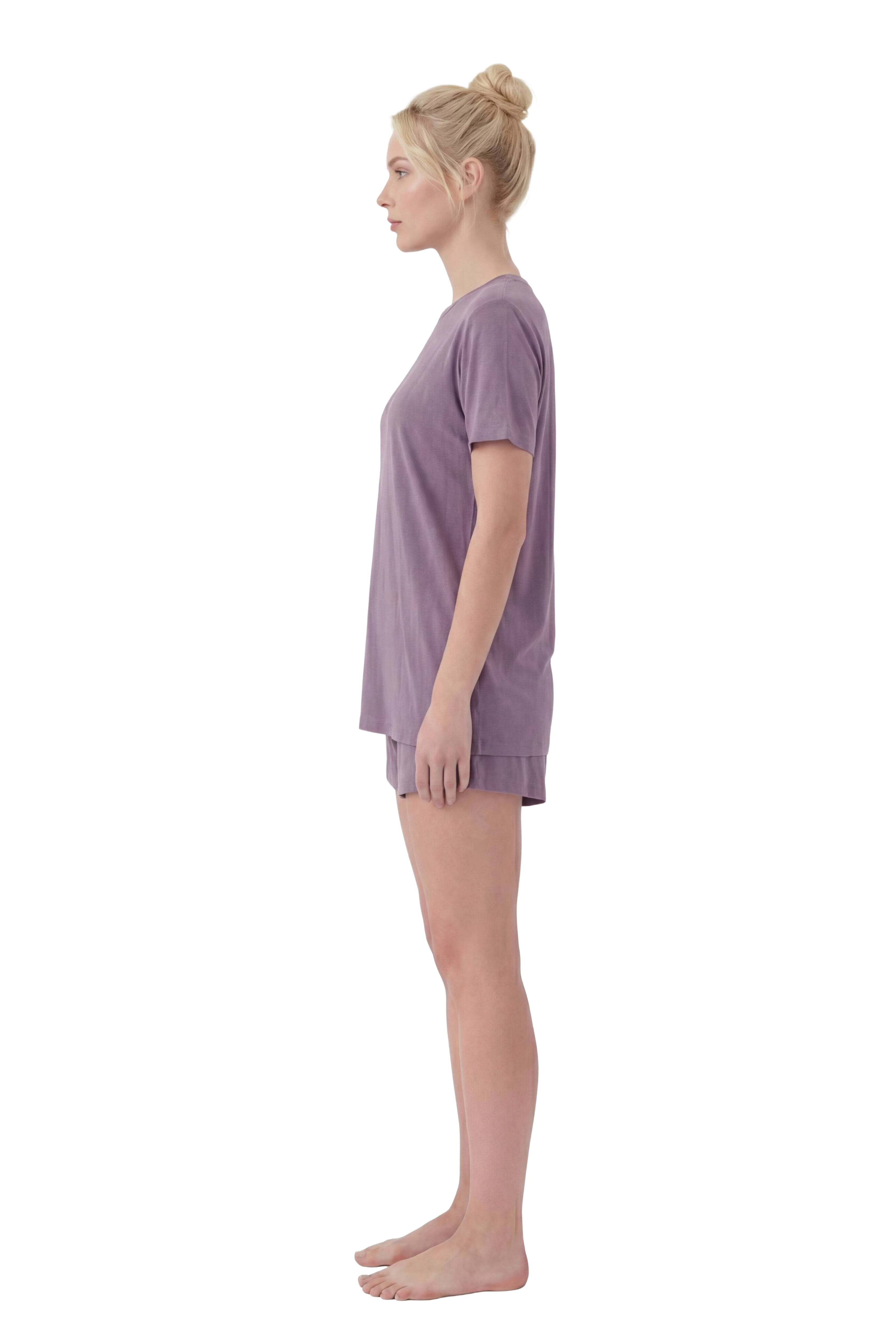 Short-Sleeve Bamboo Pyjama with with Shorts