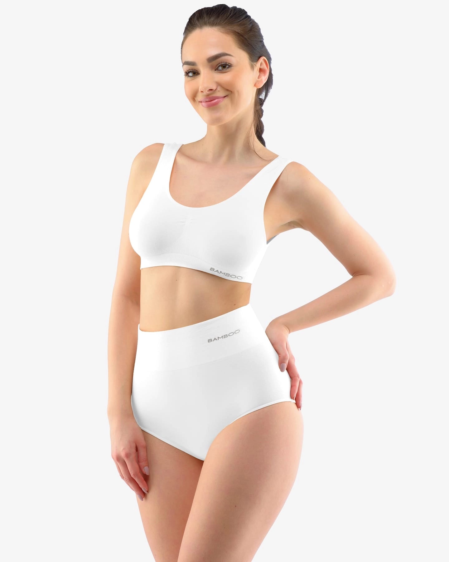 Culotte taille haute en bambou