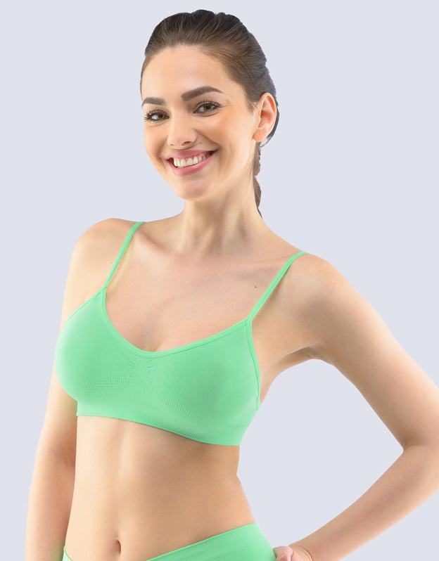 Reggiseno in bambù con spalline sottili