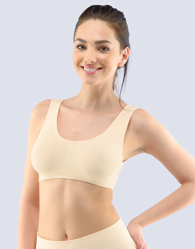 Reggiseno in bambù con spalline larghe