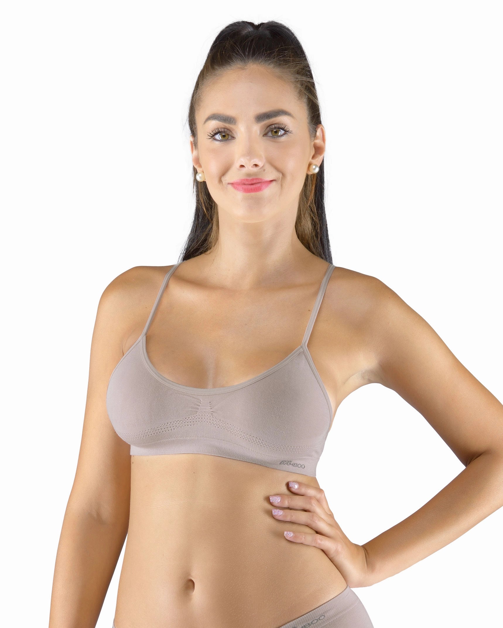 Soutien-gorge à fines bretelles en bambou