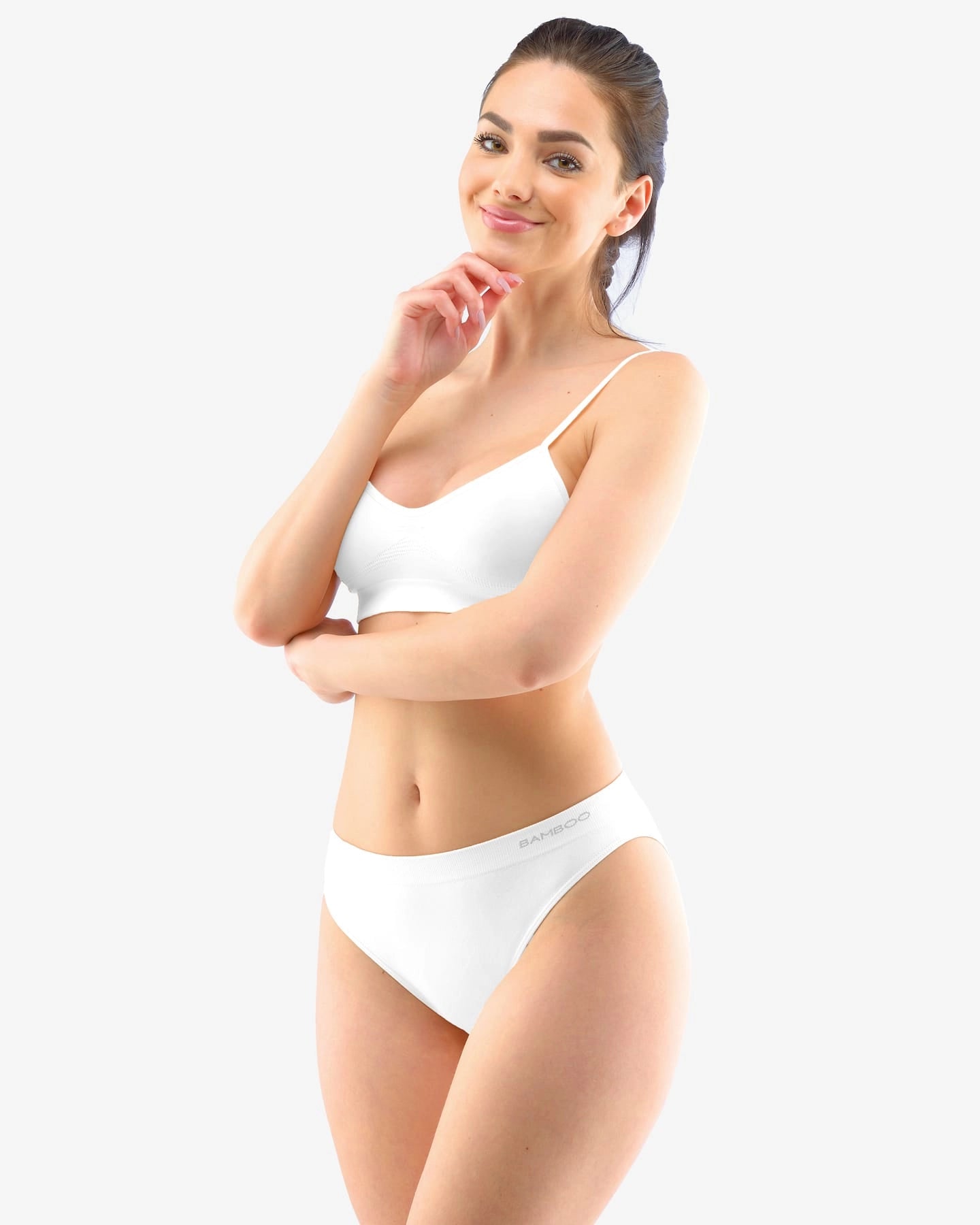 Soutien-gorge à fines bretelles en bambou