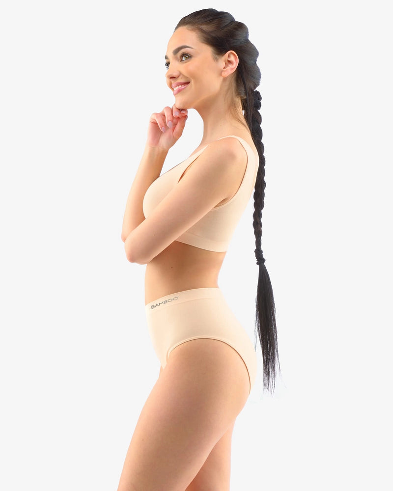 Reggiseno in bambù con spalline larghe