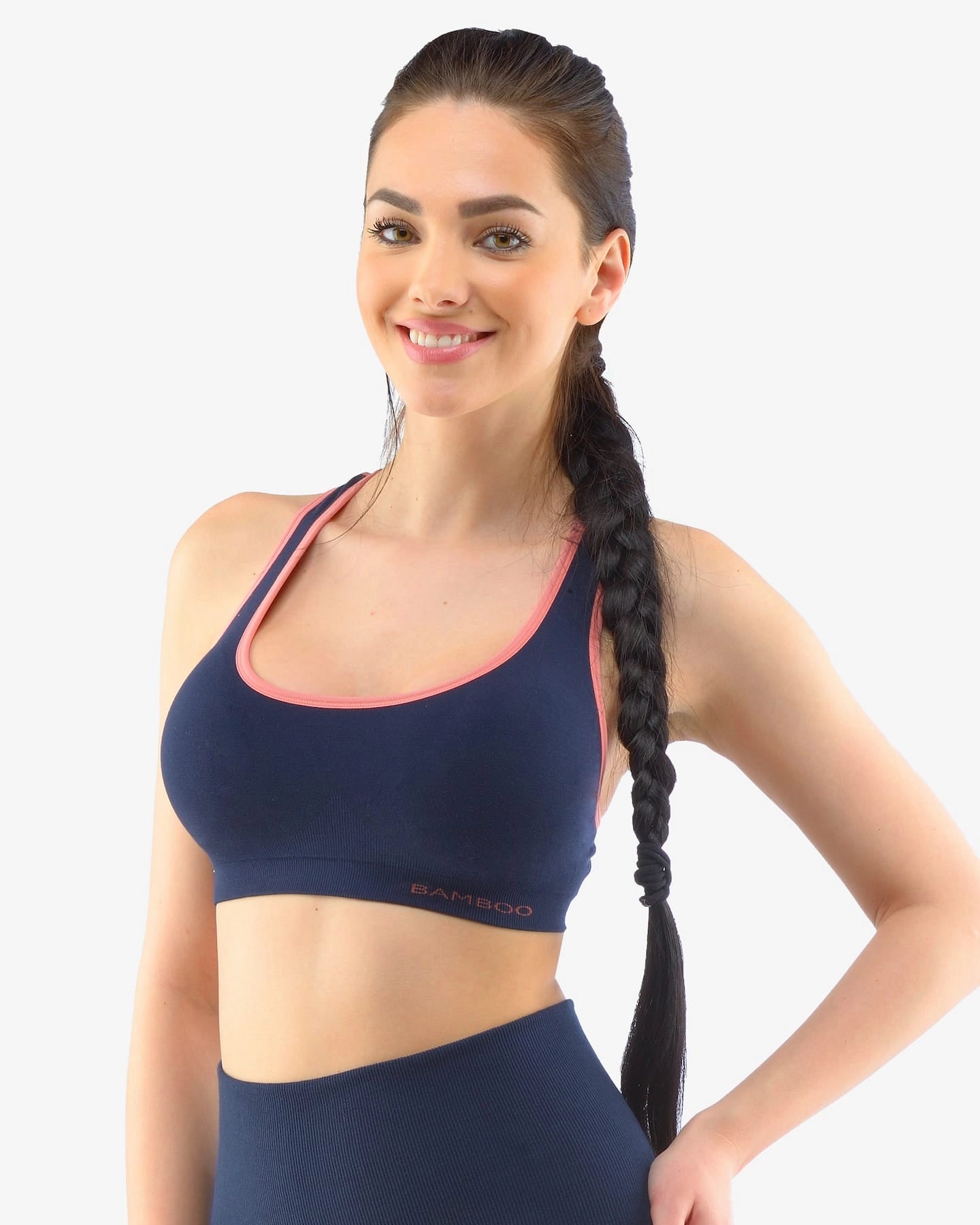 Soutien-gorge de sport rembourré en bambou