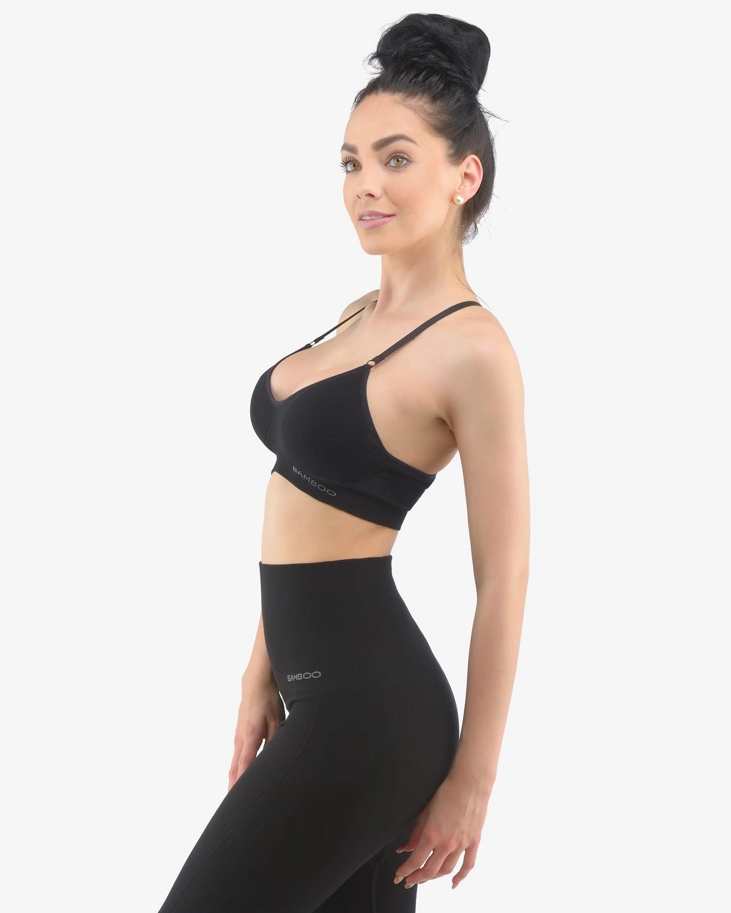 Reggiseno imbottito in bambù con spalline regolabili