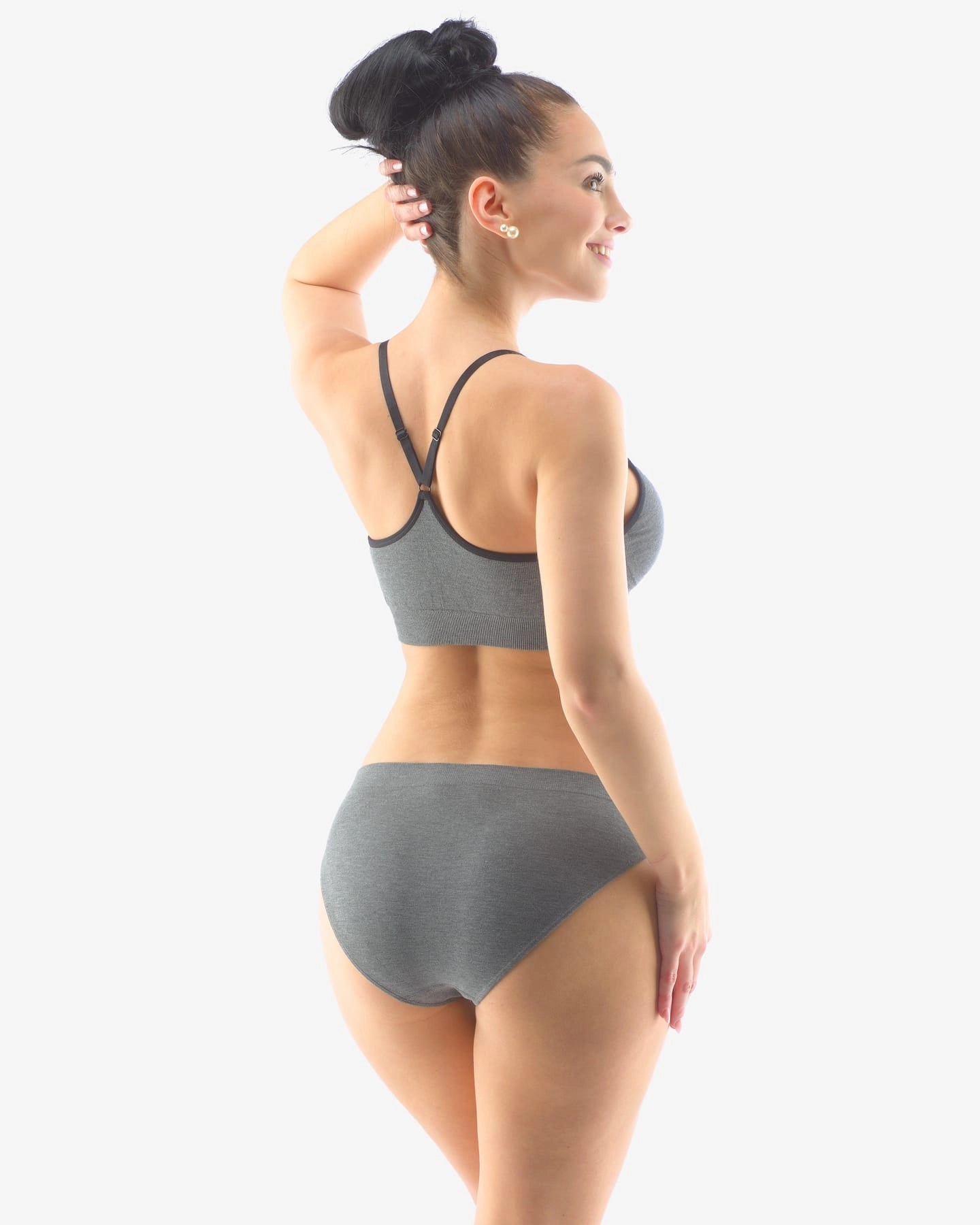 Reggiseno imbottito in bambù con spalline regolabili