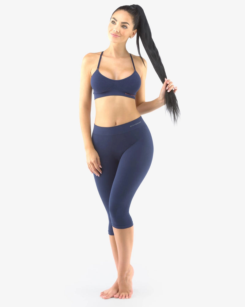 Leggings in bambù capri