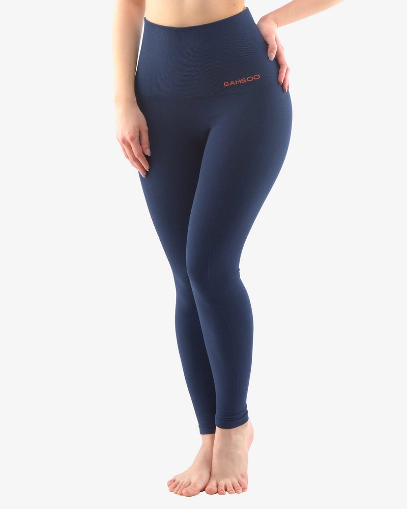 Leggings in bambù a vita alta