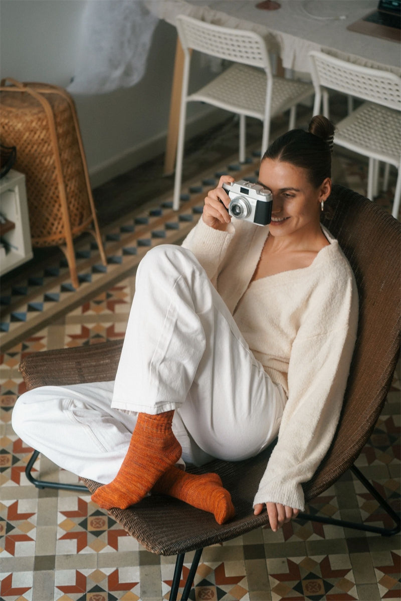 Dickere nahtlose Bambus-Socken