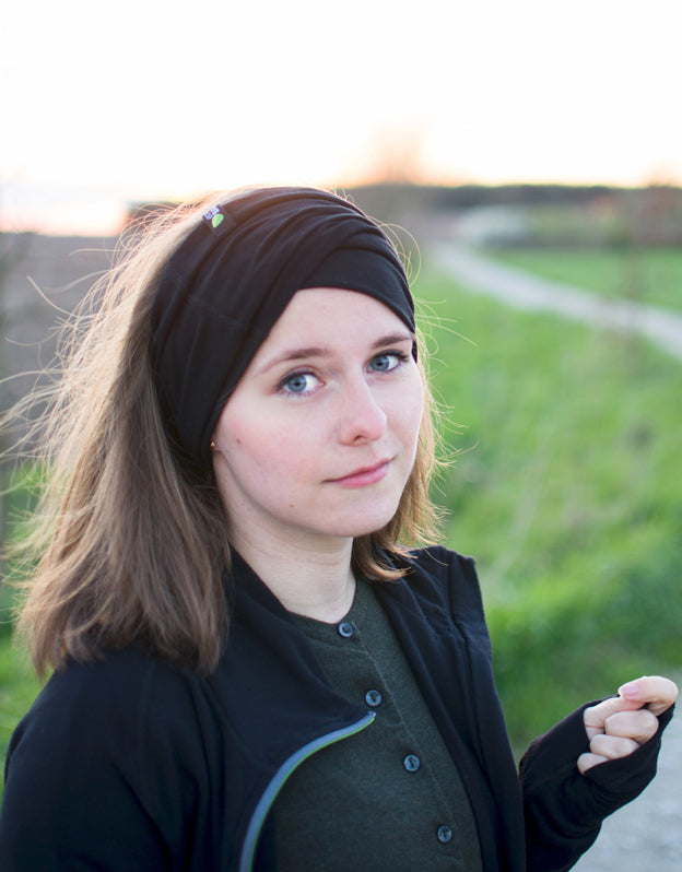 Polaina para el cuello de bambú