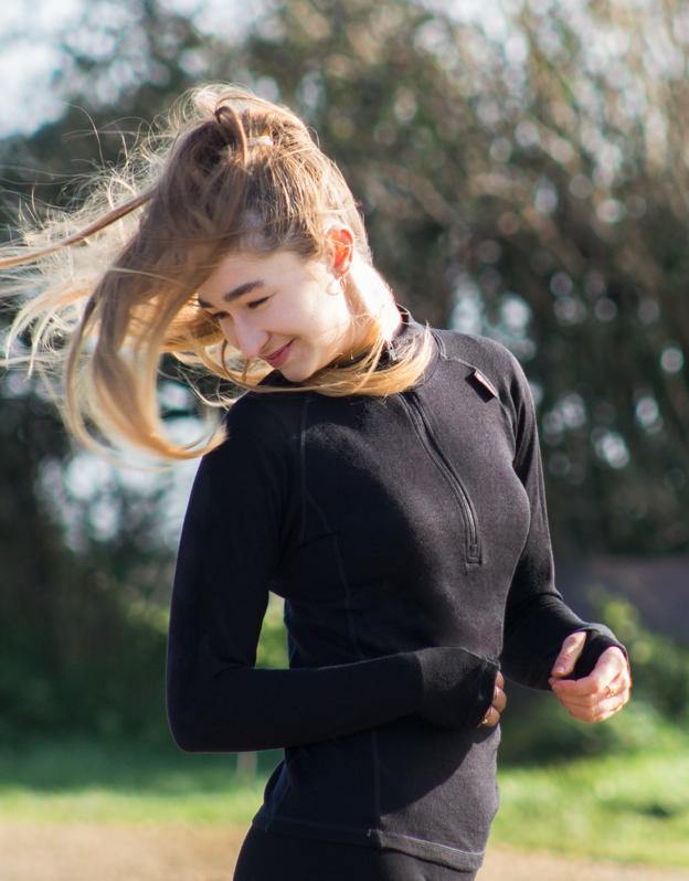 Merino Wool Bamboo Sweatshirt - Meta Bamboo